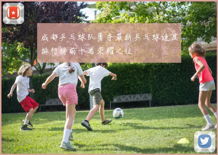 成都乒乓球队勇夺最新乒乓球速度排行榜前十名荣耀之位