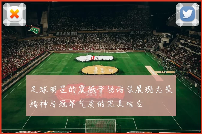 足球明星的震撼登场语录展现无畏精神与冠军气质的完美结合