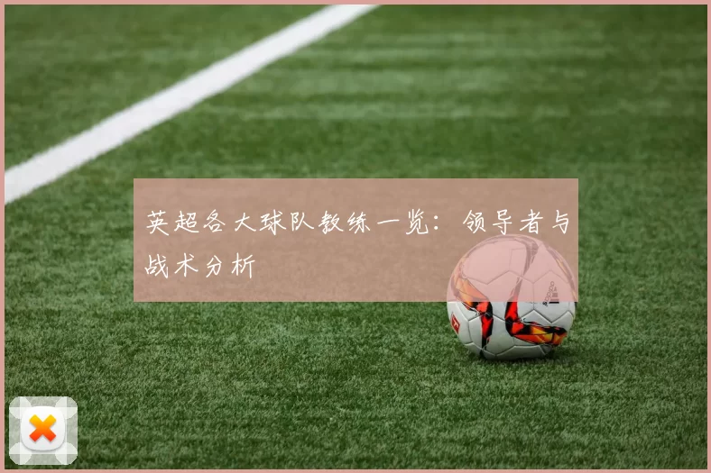 英超各大球队教练一览：领导者与战术分析