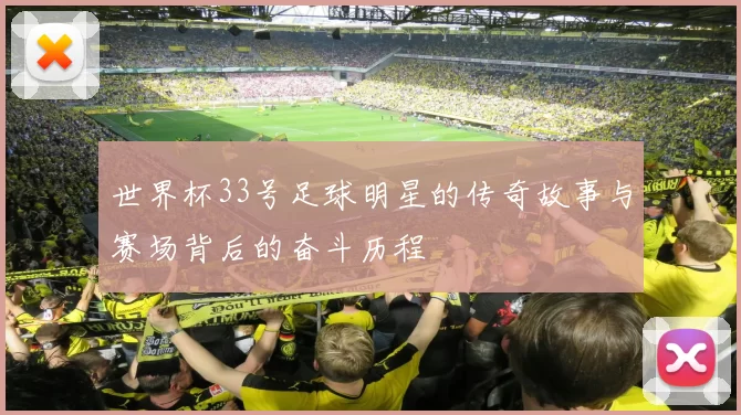 世界杯33号足球明星的传奇故事与赛场背后的奋斗历程