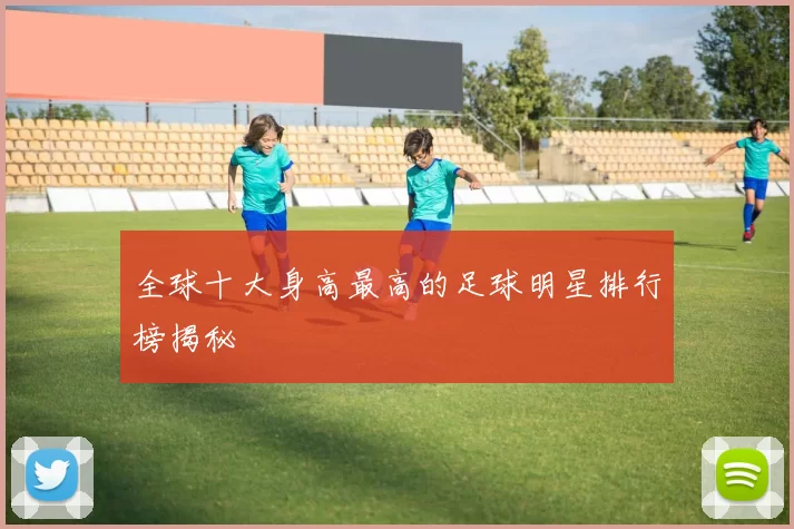 全球十大身高最高的足球明星排行榜揭秘